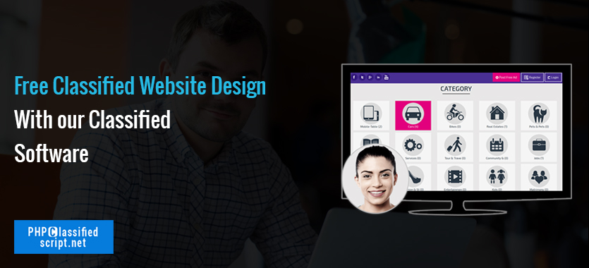 Free Classified Website Design With our Classified Software