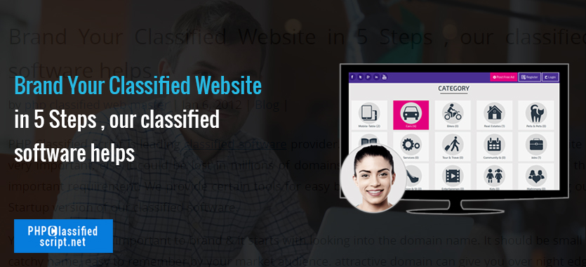 Brand Your Classified Website in 5 Steps , our classified software helps