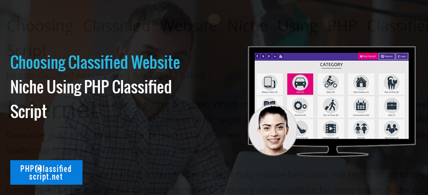 Choosing Classified Website Niche Using PHP Classified Script